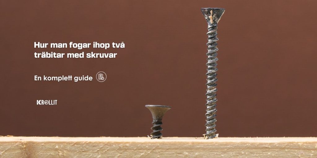 Lär dig hur man fogar ihop två träbitar med skruvar steg för steg – en enkel och effektiv metod för att skapa starka och hållbara fogar i dina träprojekt.